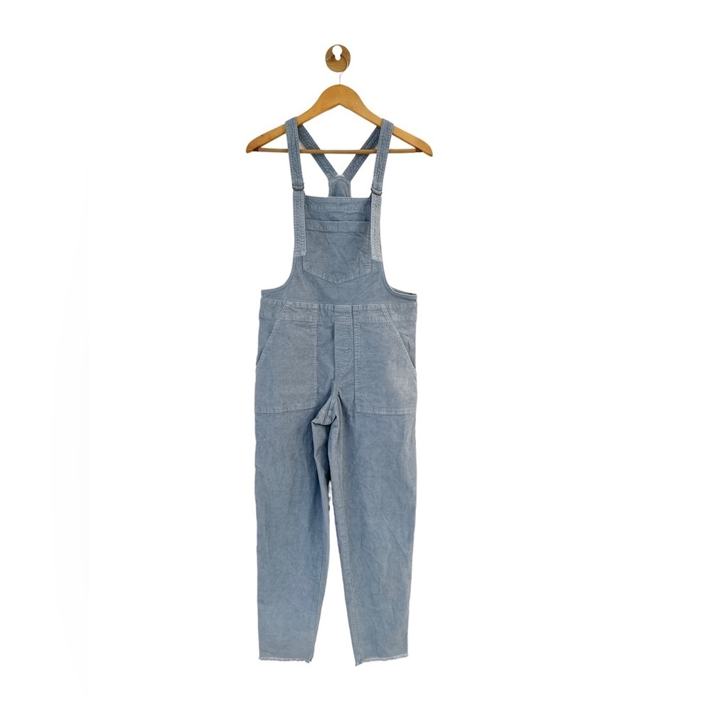Aerie Werk & Play Corduroy Overalls Cloudy Blue / Size XS - Picture 5 of 16